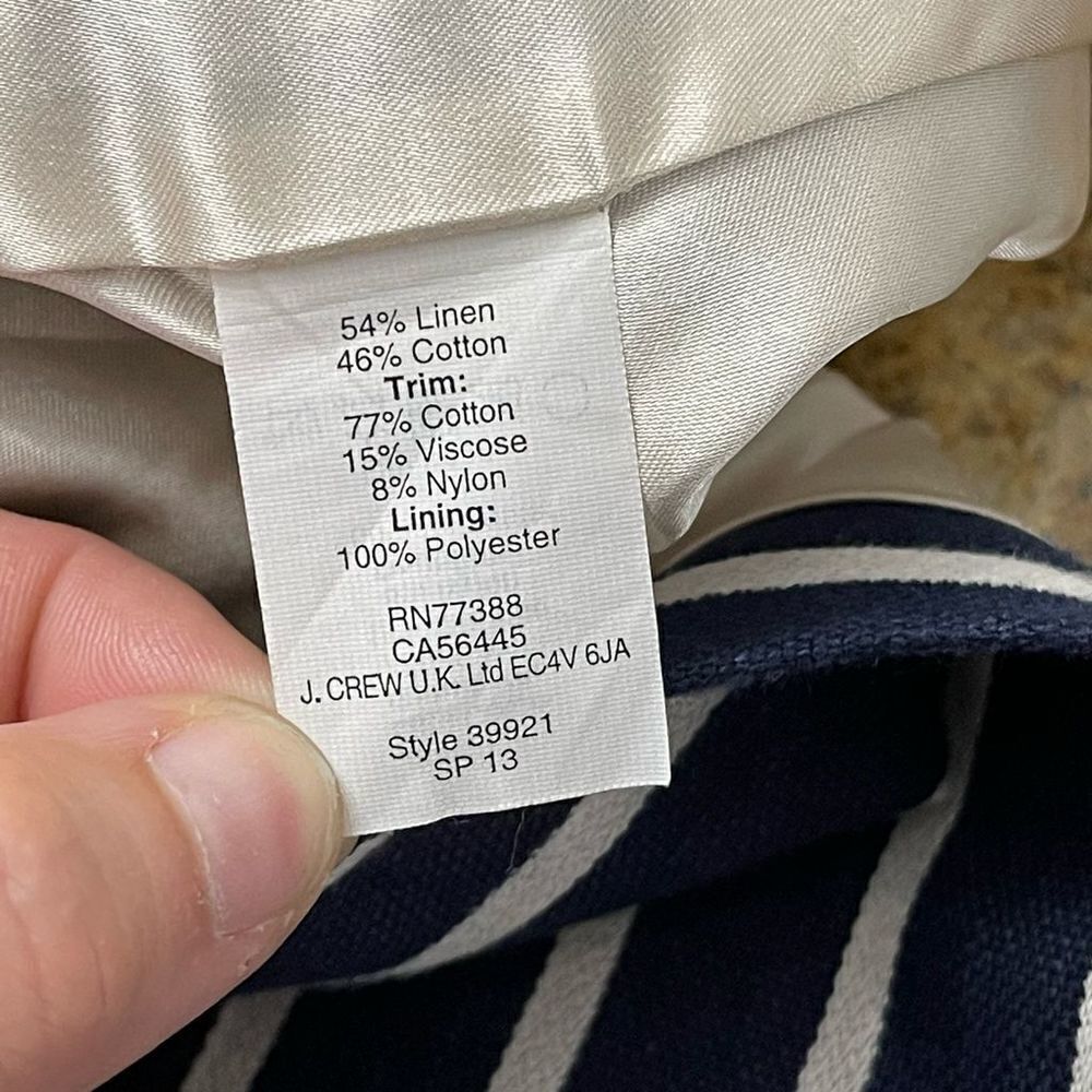 J. Crew Striped Schoolboy Blazer - Picture 4 of 5